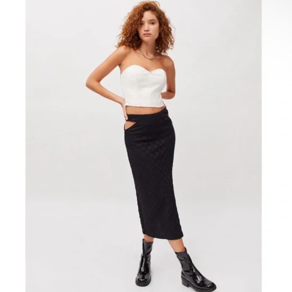 Urban Outfitters Delia V-Strap Skirt